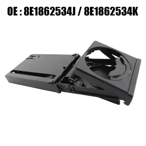 For Audi Audi A4 B6 B7 Black Cup Holder,Stretch Folding Everage/coffee Holder Bottle Cup Universal D