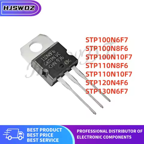 10Pcs STP100N8F6 STP100N10F7 STP110N8F6 STP100N6F7 STP120N4F6 STP110N10F7 STP130N6F7 100N6F7 100N8F6