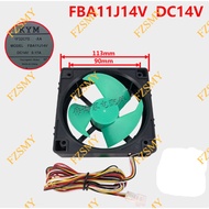 Suitable for Panasonic Refrigerator Freezer Refrigerator Motor Fan Cooling Fan FBA11J14V DC14V 0.17A
