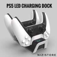 PS5 LED Charger DS5 Charger Charging Station DualSense Charging Dock LED