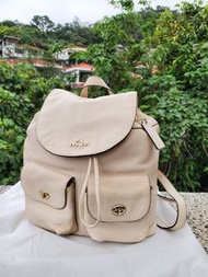 COACH 荔枝牛皮後背包 美國購入正品