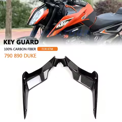 For KTM 790 Duke / 890 Duke / GP / R 2018 - 2021 2022 2023 100% Carbon Fiber Key Guard Front Tank Fa
