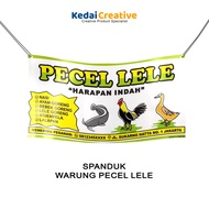 Creative Banner Shop Pecel Lele/waroeng/cloth material/Banner