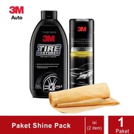 3M Shine Pack Package - Tire Restorer Car Tire Polish And Car Wipe