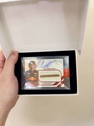 2021 Topps Dynasty Formula 1 F1 Suit Zipper Max Verstappen PATCH AUTO 1/10 #AZP-MV