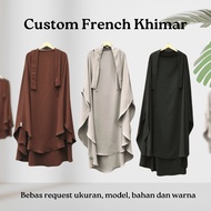 CUSTOM FRENCH KHIMAR FRENCH KHIMAR KHIMAR LABUH KHIMAR UMRAH