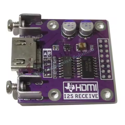 HDMI I2S Receiving Board Module HDMI to I2S Differential I2S Signal Conversion DAC Decoder
