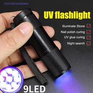 [Initiationdawn] UV Flashlight UV Light Flashlight 395nm  Light Flashlight Mini light Torch For UV R