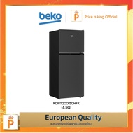 Beko RDNT200I50HFK ตู้เย็น 2ประตู 6.5 คิวHarvest Fresh สีดำ รุ่น RDNT200I50HFK