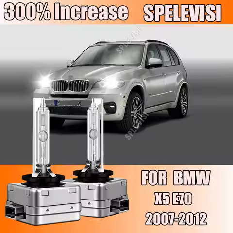 2Pcs 35W Headlight HID Xenon D1S 6000K 4500LM/Bulb Bright Replacement Bulb For BMW X5 E70 2009 2010 