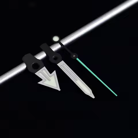 HEIMDALLR Watch Parts Super Green Luminous SBBN031 Tuna Can Watch Hand Yellow Second Hand Suitable F