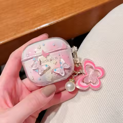 For Lenovo LP40 Pro Case Cartoon Star Butterfly Flower Earphone Soft Cover For Lenovo LP40Pro Headph