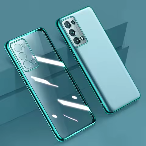 Transparent Silicone Case For OPPO Reno 5 6 7 8 Pro Plus 4 5 Lite 7Z 5G Cover Soft TPU Phone Case Fo
