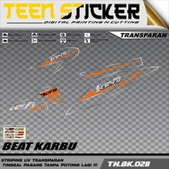 Striping Honda Beat Karbu 2008-2012 - Skotlet Motor Beat Karbu Motif Bintang