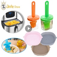 【Must-have】 Silicone Brush Temperature Resistant Bottle Baking Tray Pancake Barbecue Cooking Bbq Air Fryers Accessories Kitchen