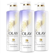 Olay Cleansing &amp; Renewing Nighttime Body Wash with Retinol - 17.9 fl oz (Pack of 3)