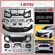 Honda Civic FC (2016-2021) Si FK7 Bodykit (Sport-Injected) Front Rear Bumper Front Lip Side Skirt Re