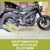 Yamaha xsr155 xsr 155 japs heritage black Exhaust