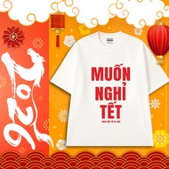T-Shirt CNY Wants to Rest CNY, Funny Quotes, Trending Season CNY, T-Shirt CNY 2026, T-Shirt Printing
