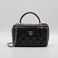 CHANEL Handle長盒子 - 黑金31開