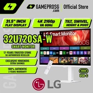 LG 32U720SA-W 31.5-Inch 4K UHD Smart Monitor with webOS