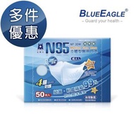 （2盒）台灣 藍鷹 N95級 成人 立體 口罩