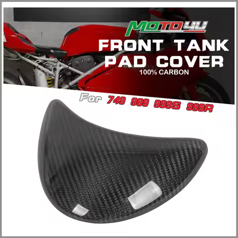 100% Carbon Fiber Front Tank Pad Cover Tank Top Fuel Tank Extension Riding protection For Ducati 749