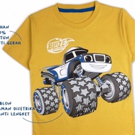 Blaze and the monster machines t-shirt, children's t-shirt, the monster machine clothes - Yellow, 5t