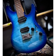 Ibanez Standard AZ24S1F Electric Guitar - Transparent Turquoise Burst