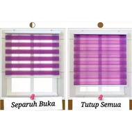 Zebra window Blind  / Bidai Tirai Langsir Zebra | langsir boleh tarik langsir dapur