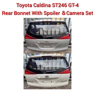 🇯🇵🇯🇵 Toyota Caldina ST246 GT-4 Rear Bonnet With Spoiler &amp; Camera Set ( GT-Four ) / Tail Gate / Bonet Belakang