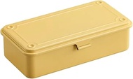 TOYO Steel Tool Box T-190 Y (Italian Yellow) H7.99×W4.29×D2.20inch Steel Trunk For Pegs, Metal fitti