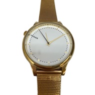 Komono others quartz wrist watch analogues stainless WHT GLD Direct from Japan Secondhand