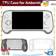 OLINI Handheld Game Console , TPU Soft Protective Cover,  Anti-scratch Shockproof Transparent Host S