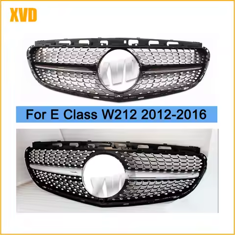 W212 Grill Diamond Grille for Mercedes E Class 4-Door Sedan & 5-Door Esatate (S212) (Facelifte) 2014