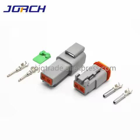 5 Sets 2pin Deutsch DT Waterproof Male Female Electrical Connector Plug DT04-2P DT06-2S With Termina