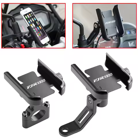 For YAMAHA FJR 1300 FJR1300 FJR1200 2006-2021 Motorcycle Aluminum Bicycle Mobile Phone Holder Handle