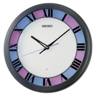 [𝐏𝐎𝐖𝐄𝐑𝐌𝐀𝐓𝐈𝐂]Seiko Clock QHA010K QHA010 Decorator Auto Constant Light Roman Numerals Analog Quartz Wall Clock