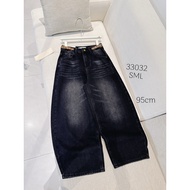 Black jeans - 33032 - SML (mushroom 95cm) thick denim fabric