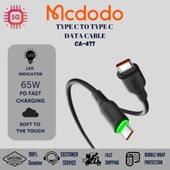 MCDODO TYPE C TO TYPE C 65W DATA CABLE
