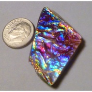 30x29mm Purple AMMOLITE gemstone Cabochon Canada Ammolite (Directly from miners)