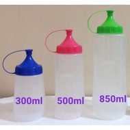 Botol Kecap Dan Saus Bahan Plastik 350ml 500ml 850ml