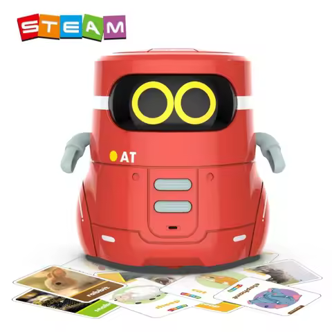 New intelligent AI interactive robot touch sensing voice message children's educational early educat