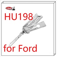 Lishi 2-in-1 Pick/Decoder locksmith tool for Ford HU198
