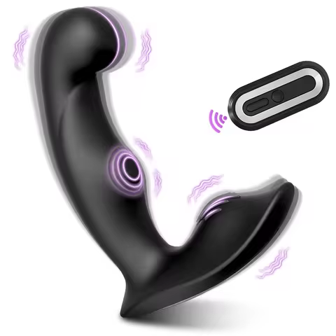 Powerful Butt Plug Anal Vibrator for Women Remote Control Thrusting Anal Plug Vagina Stimulator Mass