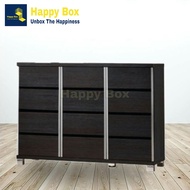 Happy Box Furniture 3 Door Shoe Cabinet With Aluminium Handle