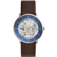 [Powermatic] Fossil ME3162 Chase Automatic Brown Leather Men's Watch