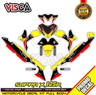Decal Supra X 125 R Modif Keren Stiker Supra X 125 R Full Body Striping Supra X 125 R Variasi Keren