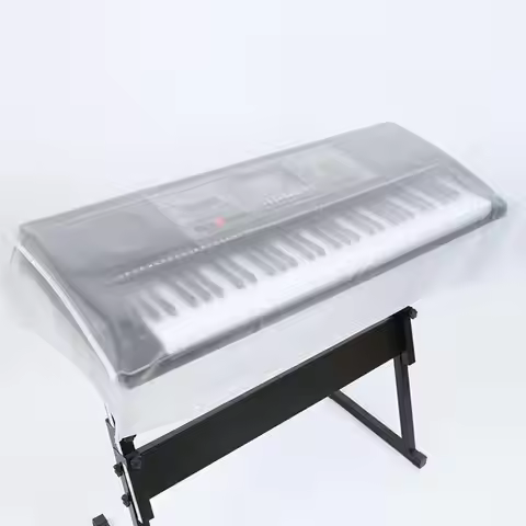 31BE Transparent Frosted Piano Cover Digital Piano keyboard Dust Cover 61 76 88 Keys
