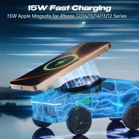 3 in 1 Magnetic Wireless Charger Fast Charging For iPhone 17~12 Samsung S25 S24 Apple Watch 11 Galax